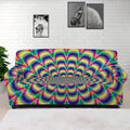 Psychedelic Explosion Optical Illusion Sofa Cover