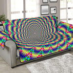 Psychedelic Explosion Optical Illusion Sofa Protector