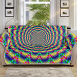 Psychedelic Explosion Optical Illusion Sofa Protector