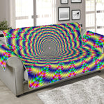 Psychedelic Explosion Optical Illusion Sofa Protector