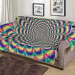 Psychedelic Explosion Optical Illusion Sofa Protector