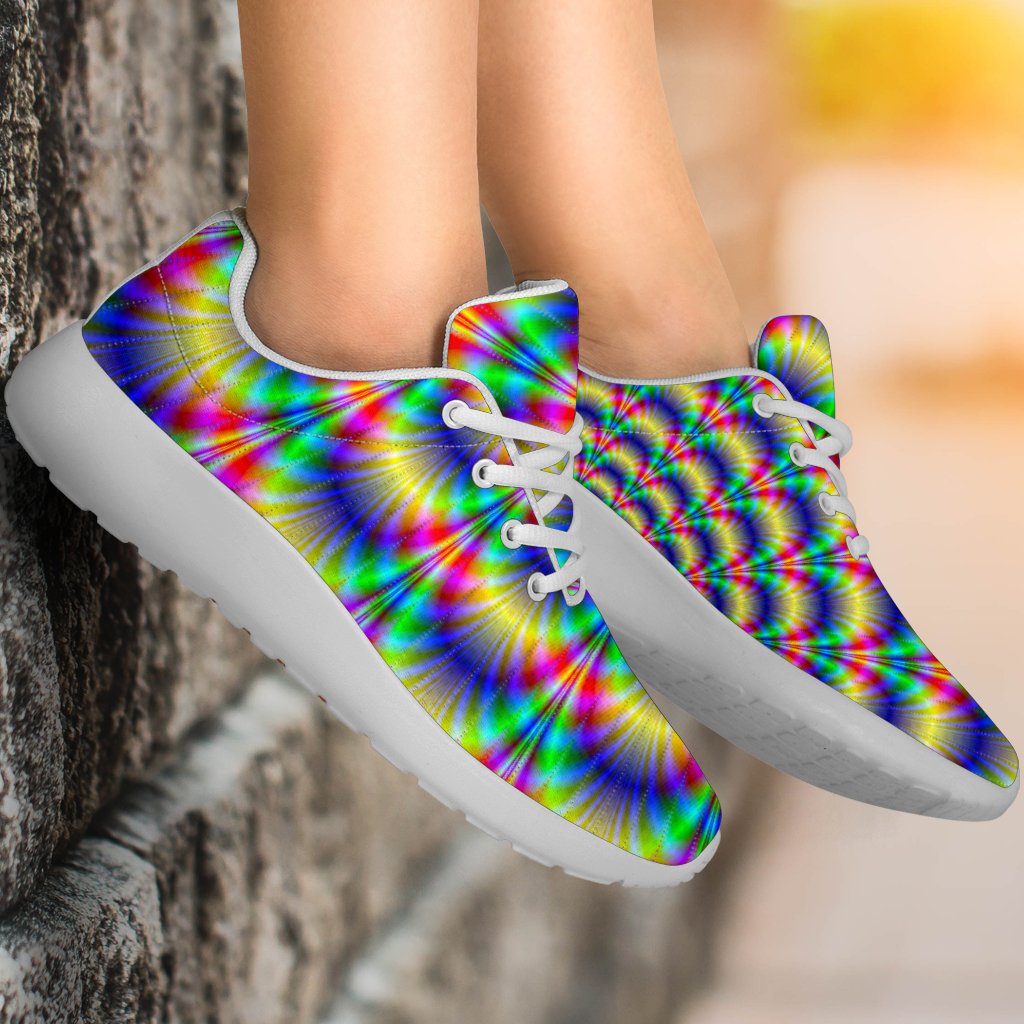 Psychedelic Explosion Optical Illusion Sport Shoes GearFrost