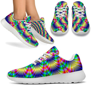 Psychedelic Explosion Optical Illusion Sport Shoes GearFrost