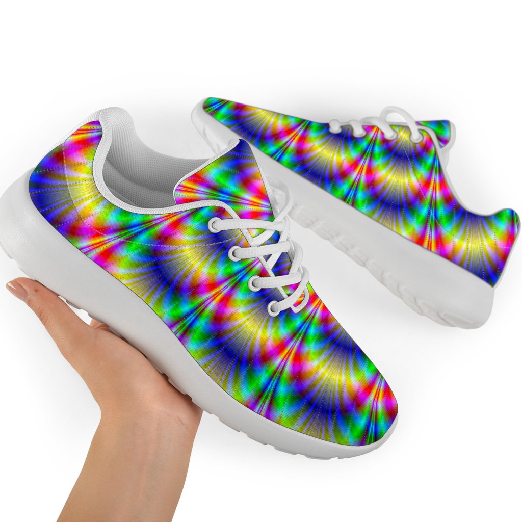 Psychedelic Explosion Optical Illusion Sport Shoes GearFrost