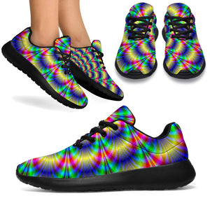 Psychedelic Explosion Optical Illusion Sport Shoes GearFrost