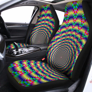 Psychedelic Explosion Optical Illusion Universal Fit Car Seat Covers