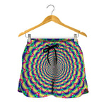 Psychedelic Explosion Optical Illusion Women's Shorts