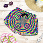 Psychedelic Explosion Optical Illusion Women's Shorts