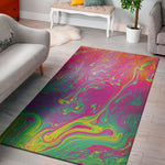 Psychedelic Formed Print Area Rug