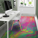 Psychedelic Formed Print Area Rug