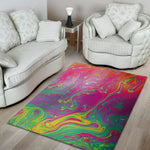 Psychedelic Formed Print Area Rug
