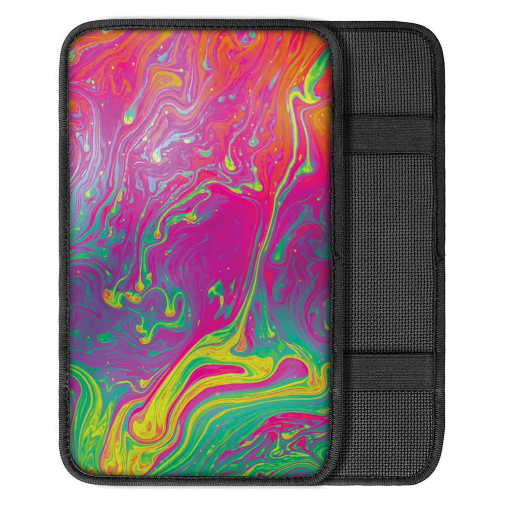 Psychedelic Formed Print Car Center Console Cover