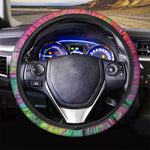 Psychedelic Formed Print Car Steering Wheel Cover