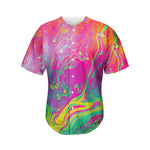 Psychedelic Formed Print Men's Baseball Jersey