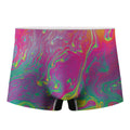 Psychedelic Formed Print Men's Boxer Briefs