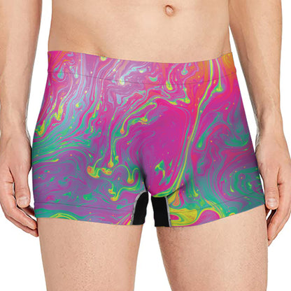 Psychedelic Formed Print Men's Boxer Briefs