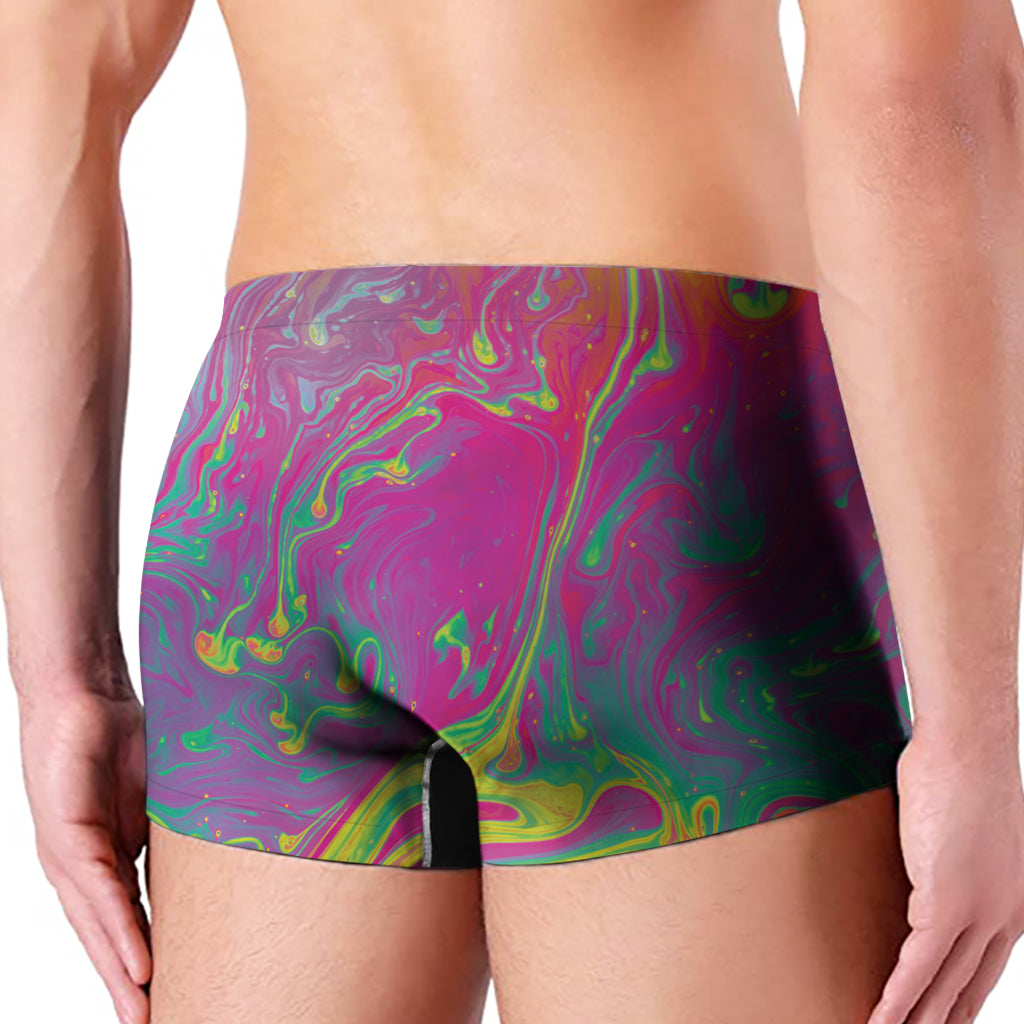 Psychedelic Formed Print Men's Boxer Briefs