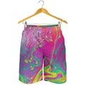 Psychedelic Formed Print Men's Shorts
