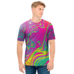 Psychedelic Formed Print Men's T-Shirt