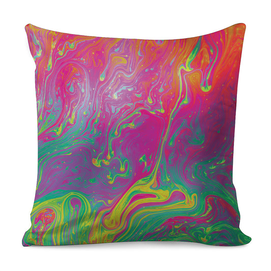 Psychedelic Formed Print Pillow Cover