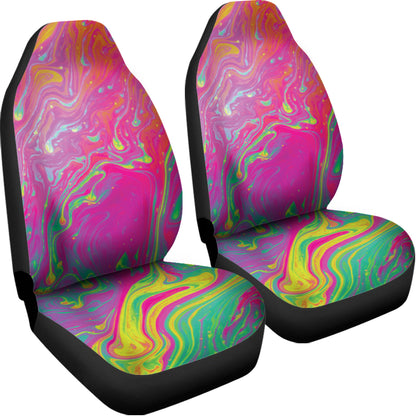 Psychedelic Formed Print Universal Fit Car Seat Covers