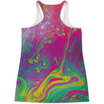 Psychedelic Formed Print Women's Racerback Tank Top