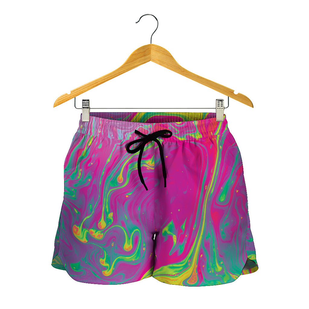 Psychedelic Formed Print Women's Shorts