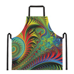 Psychedelic Fractal Print Apron