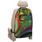 Psychedelic Fractal Print Car Seat Organizers