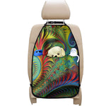 Psychedelic Fractal Print Car Seat Organizers