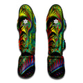 Psychedelic Fractal Print Muay Thai Shin Guards