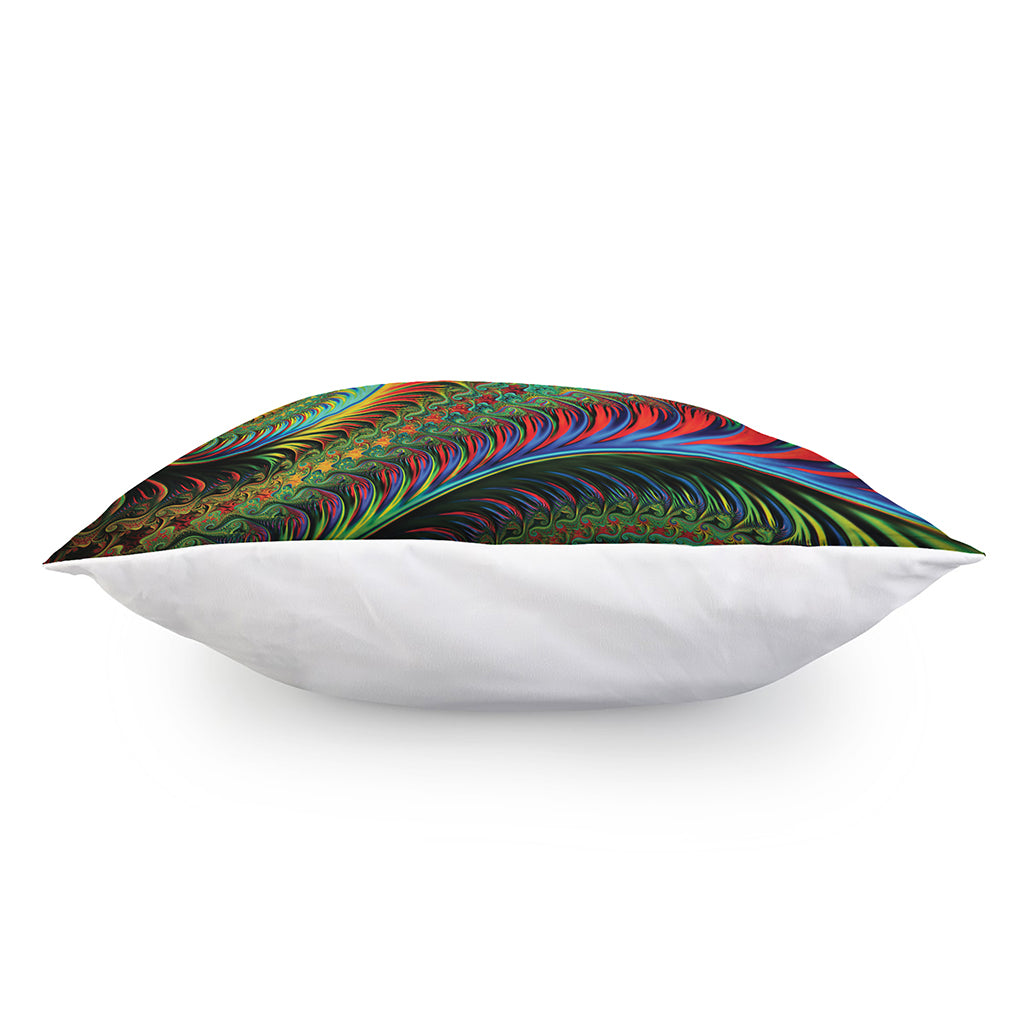 Psychedelic Fractal Print Pillow Cover