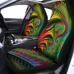 Psychedelic Fractal Print Universal Fit Car Seat Covers