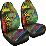 Psychedelic Fractal Print Universal Fit Car Seat Covers