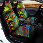 Psychedelic Fractal Print Universal Fit Car Seat Covers