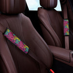 Psychedelic Funky Pattern Print Car Seat Belt Covers