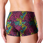 Psychedelic Funky Pattern Print Men's Boxer Briefs