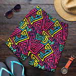 Psychedelic Funky Pattern Print Men's Shorts