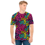 Psychedelic Funky Pattern Print Men's T-Shirt