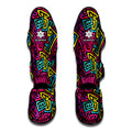 Psychedelic Funky Pattern Print Muay Thai Shin Guards