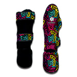 Psychedelic Funky Pattern Print Muay Thai Shin Guard