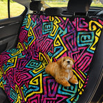 Psychedelic Funky Pattern Print Pet Car Back Seat Cover