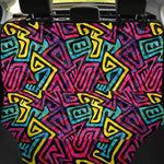 Psychedelic Funky Pattern Print Pet Car Back Seat Cover