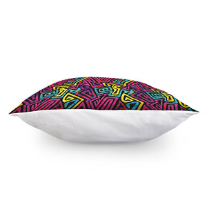 Psychedelic Funky Pattern Print Pillow Cover