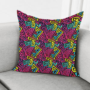 Psychedelic Funky Pattern Print Pillow Cover