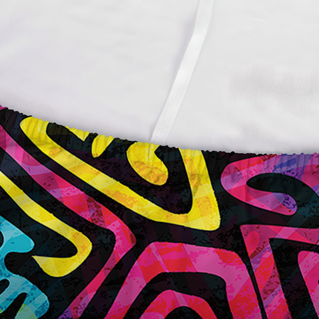 Psychedelic Funky Pattern Print Sofa Cover