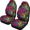 Psychedelic Funky Pattern Print Universal Fit Car Seat Covers