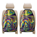 Psychedelic Gradient Print Car Seat Organizers