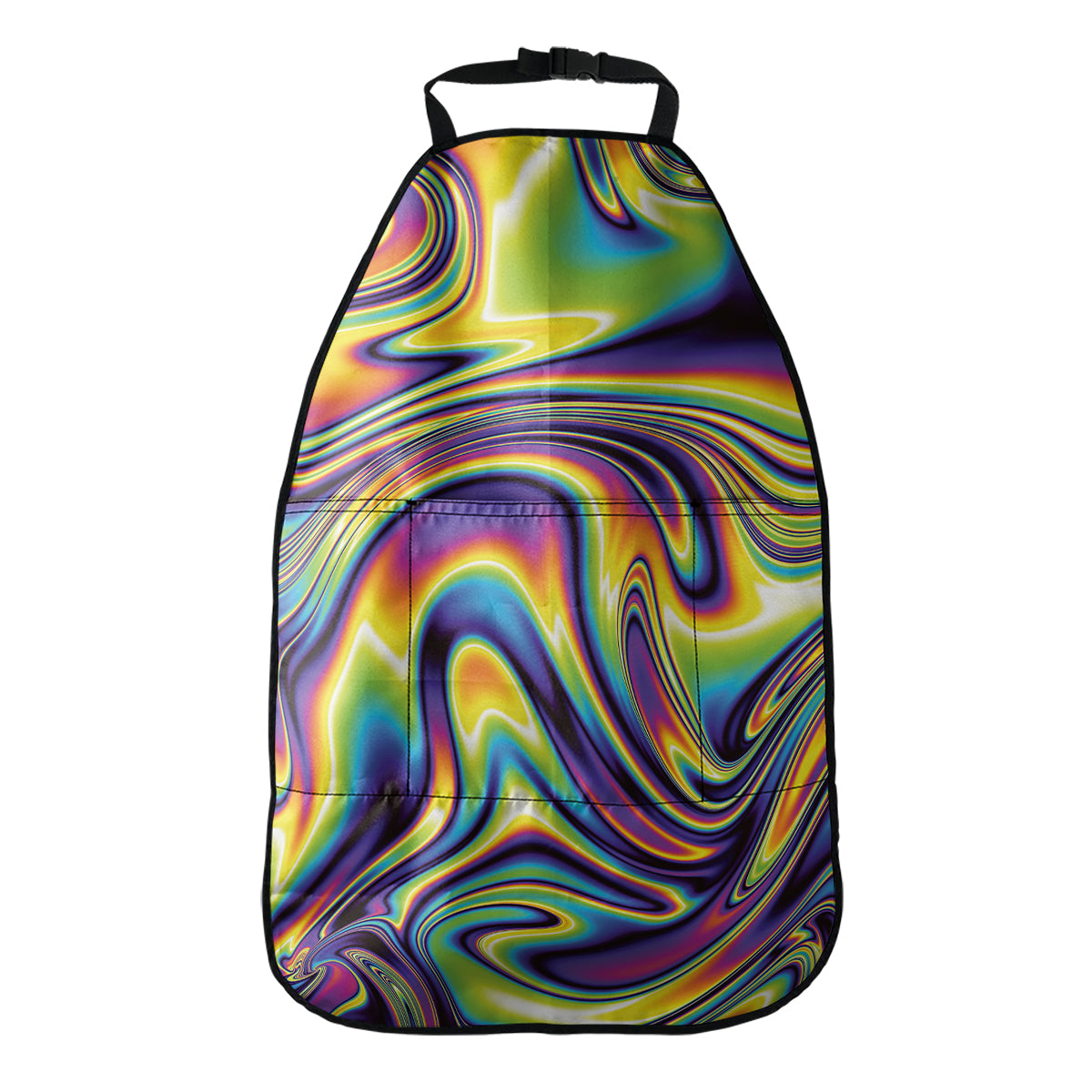 Psychedelic Gradient Print Car Seat Organizers