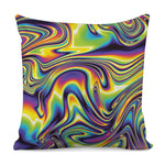 Psychedelic Gradient Print Pillow Cover